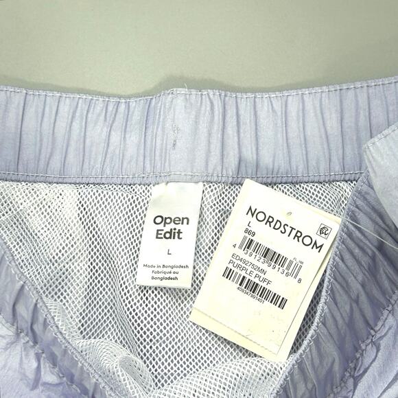 Open Edit Nylon Swim Trunks in Iridescent Purple Puff - Picture 3 of 4